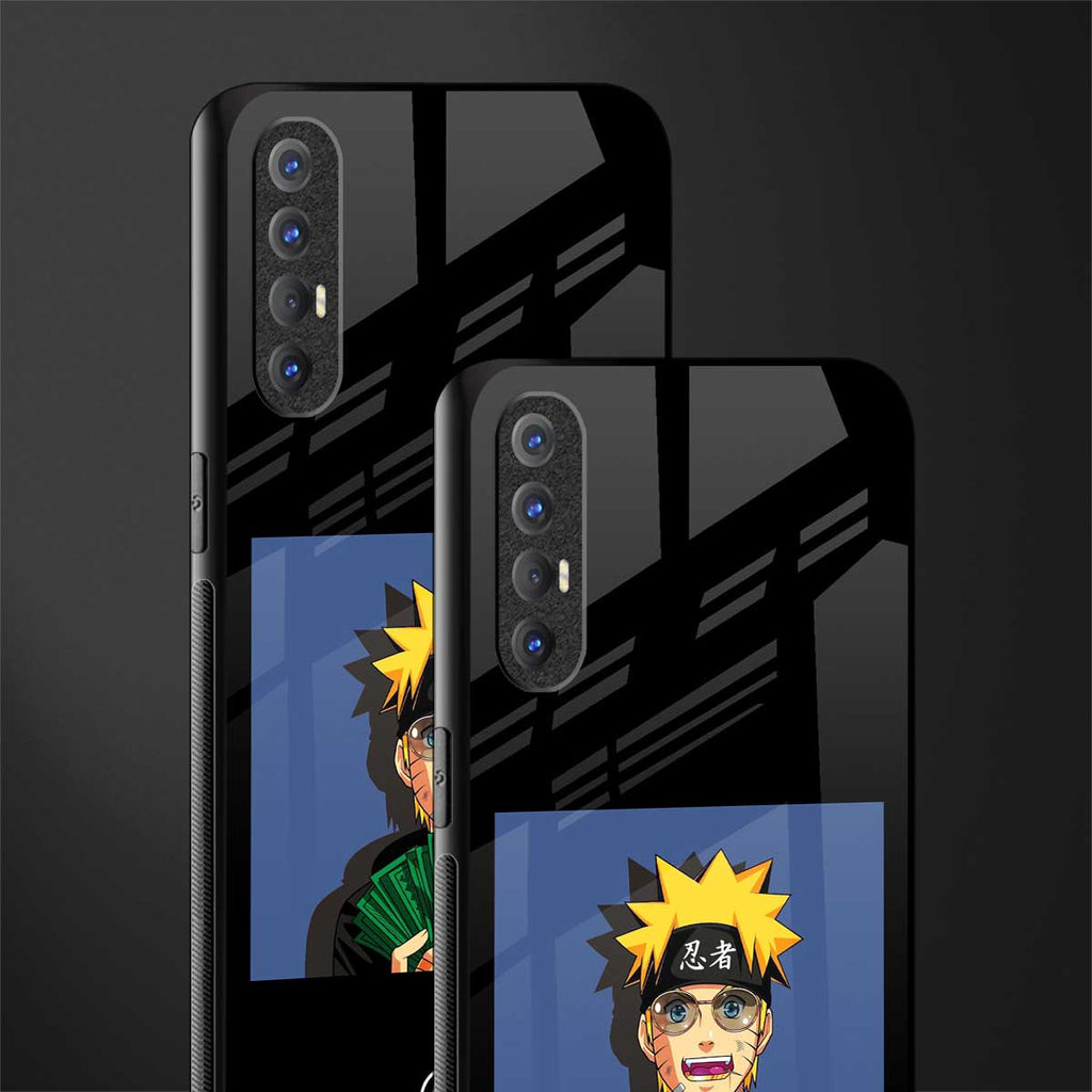 naruto hypebeast glass case for oppo reno 3 pro image-2