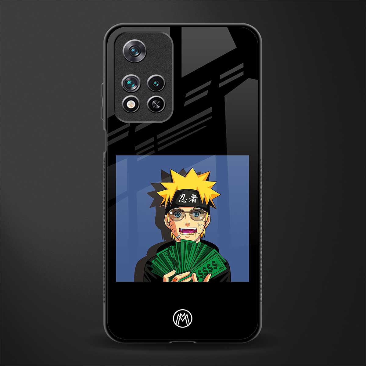 naruto hypebeast glass case for poco m4 pro 5g image