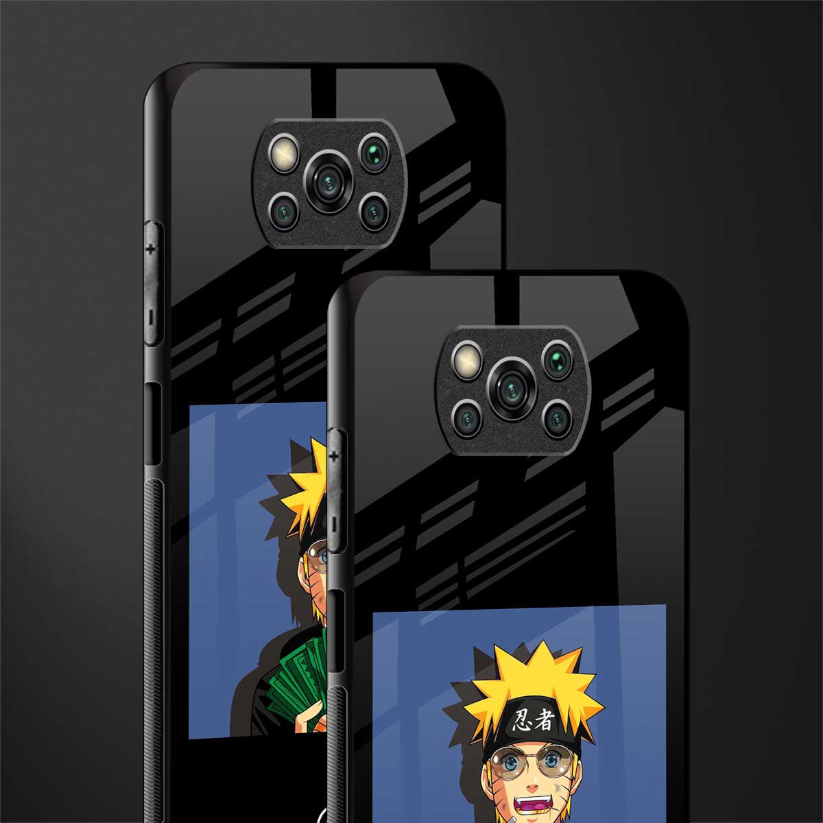 naruto hypebeast glass case for poco x3 pro image-2
