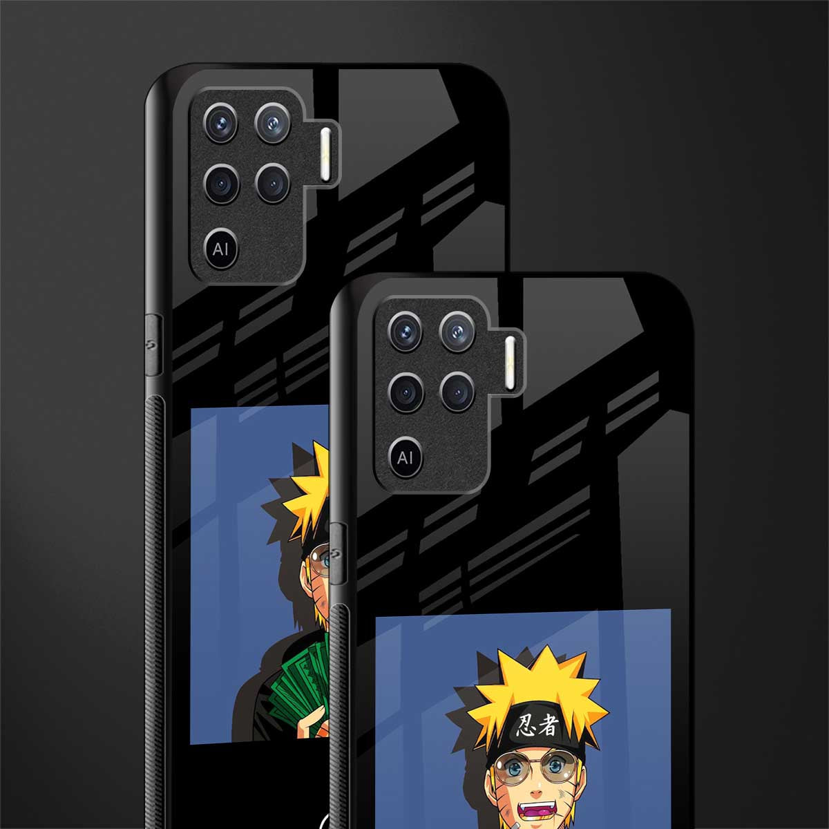 naruto hypebeast glass case for oppo f19 pro image-2