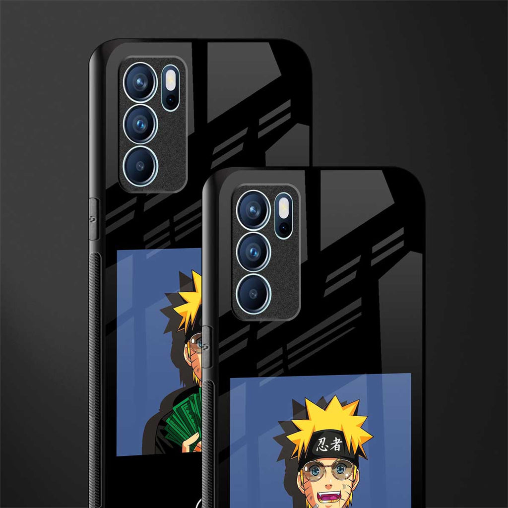 naruto hypebeast glass case for oppo reno6 pro 5g image-2