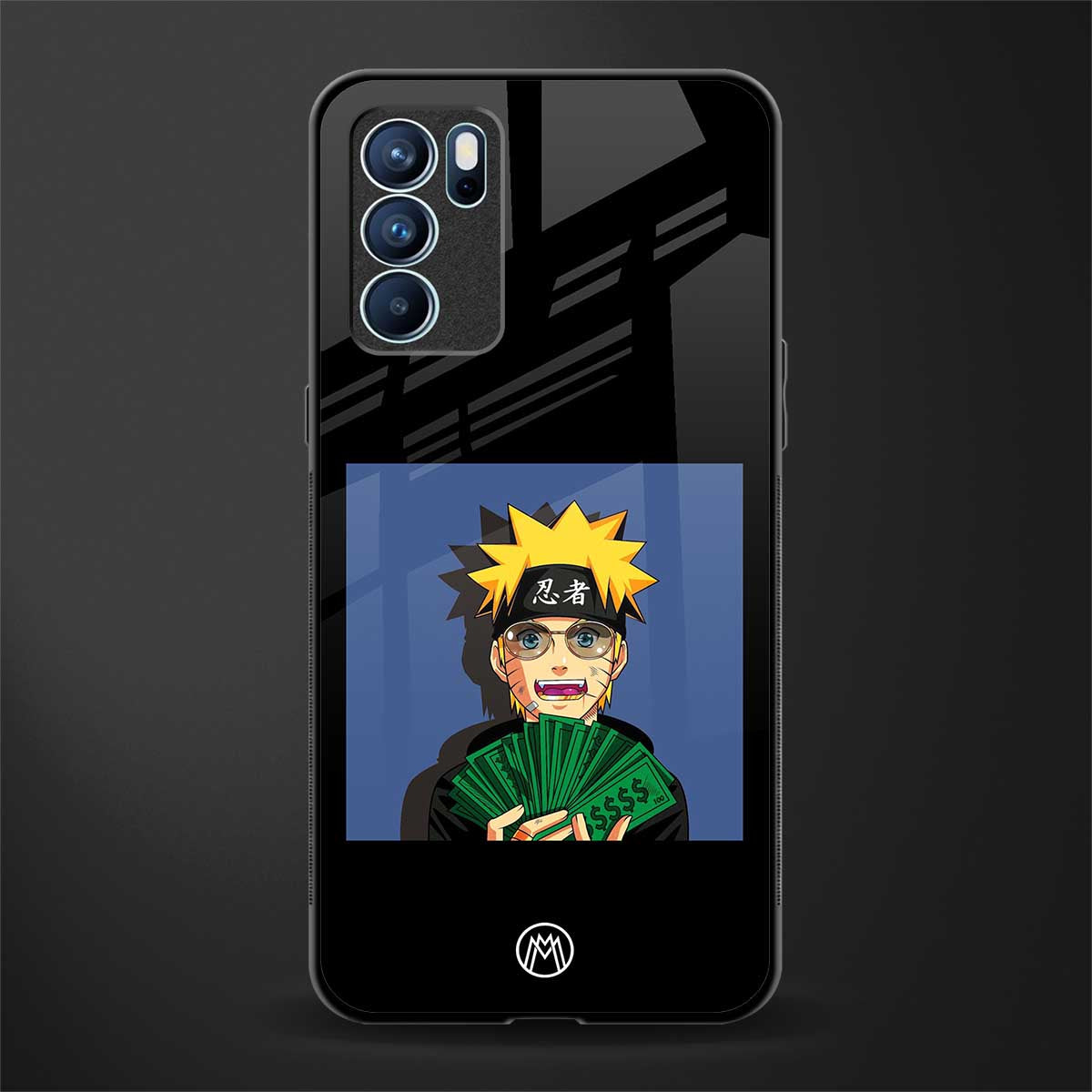 naruto hypebeast glass case for oppo reno6 5g image