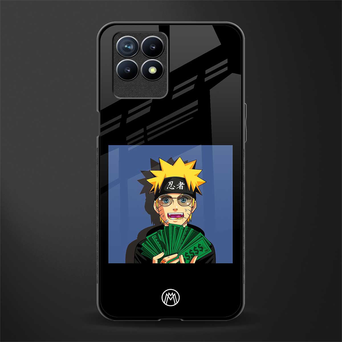 naruto hypebeast glass case for realme 8i image