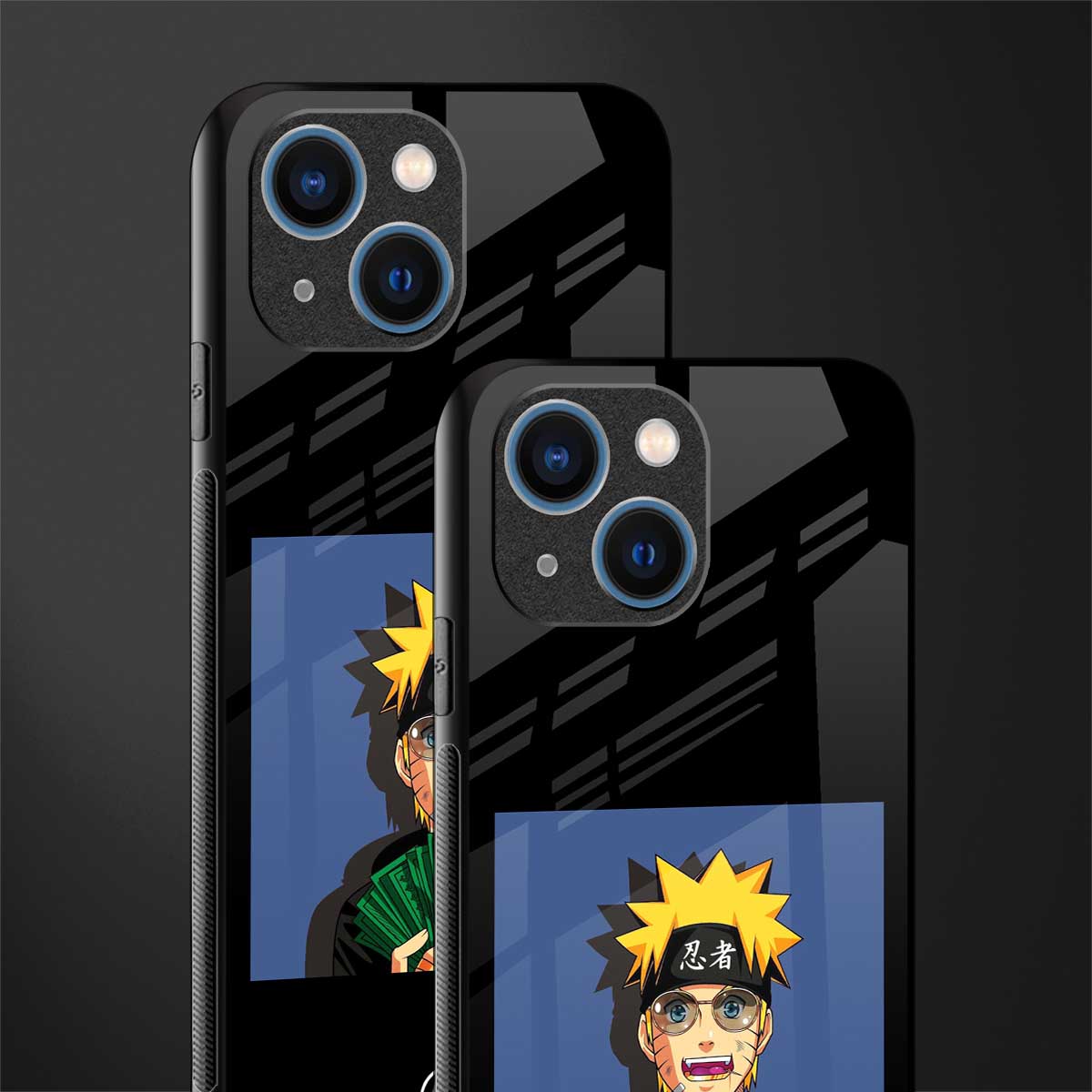 naruto hypebeast glass case for iphone 13 mini image-2