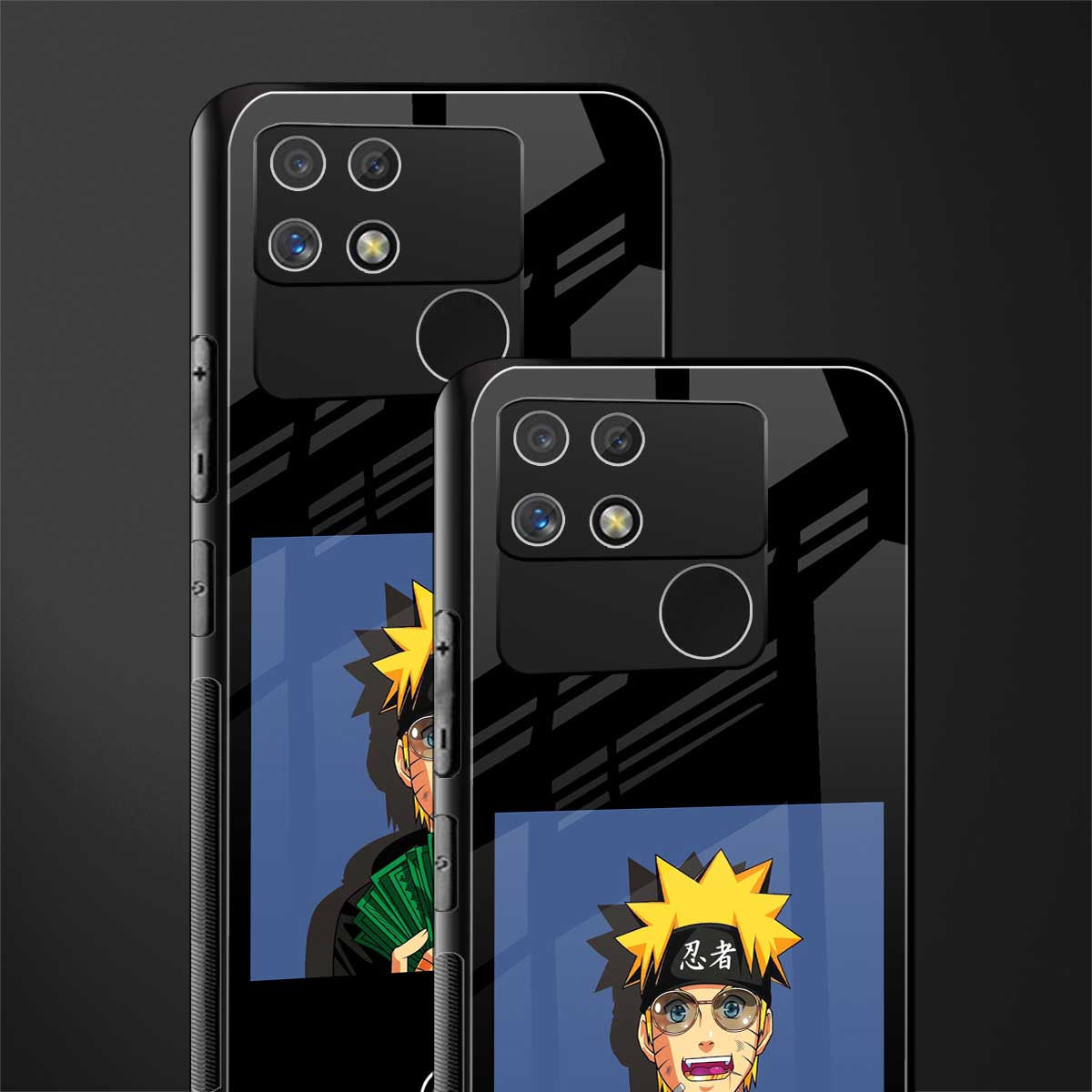 naruto hypebeast back phone cover | glass case for realme narzo 50a