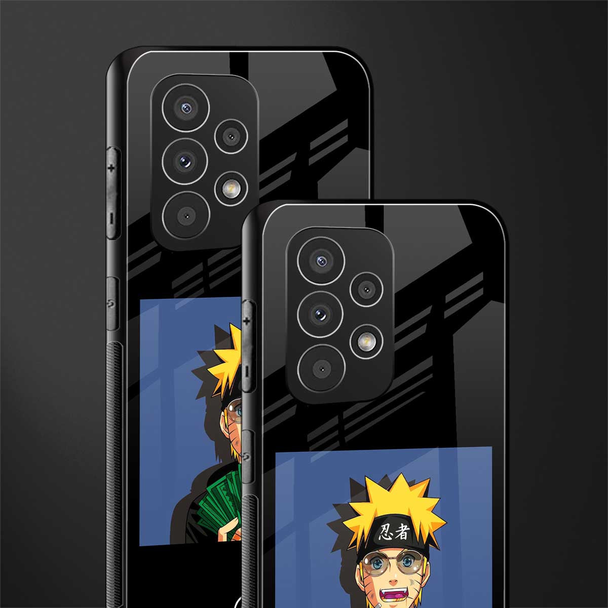naruto hypebeast back phone cover | glass case for samsung galaxy a53 5g