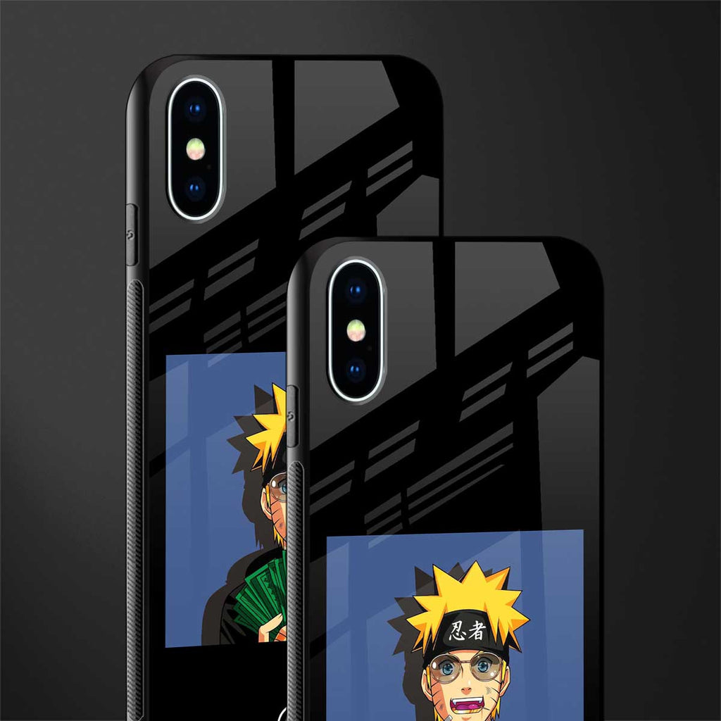 naruto hypebeast glass case for iphone x image-2