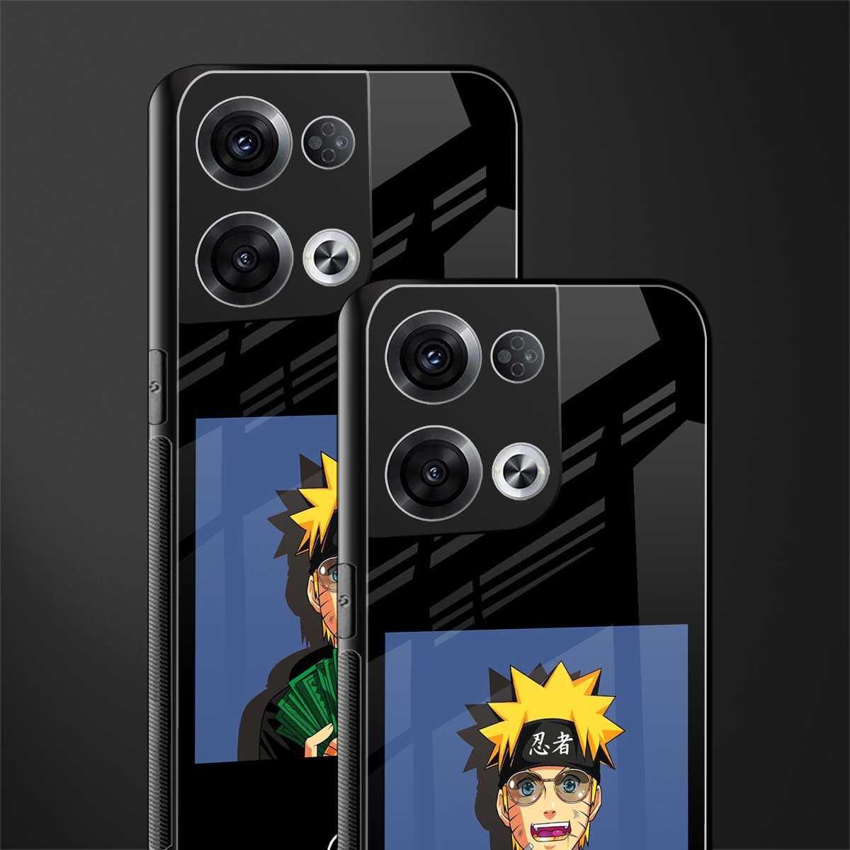 naruto hypebeast back phone cover | glass case for oppo reno 8 pro