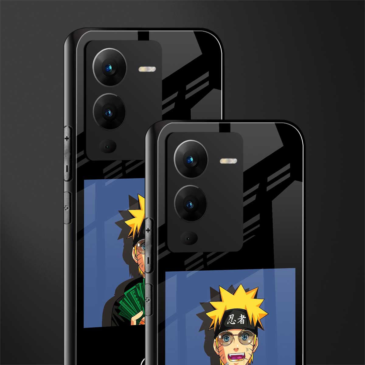 naruto hypebeast back phone cover | glass case for vivo v25 pro 5g