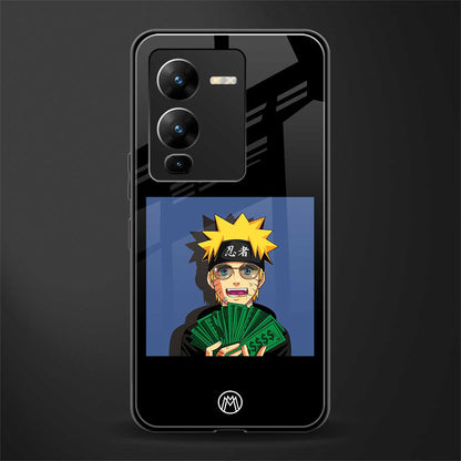 naruto hypebeast back phone cover | glass case for vivo v25 pro 5g
