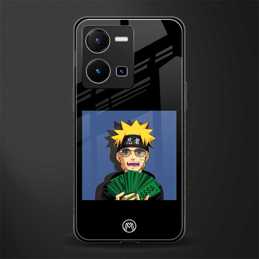 naruto hypebeast back phone cover | glass case for vivo y35 4g