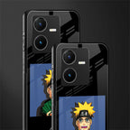 naruto hypebeast back phone cover | glass case for vivo y22