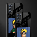 naruto hypebeast back phone cover | glass case for oppo reno 5