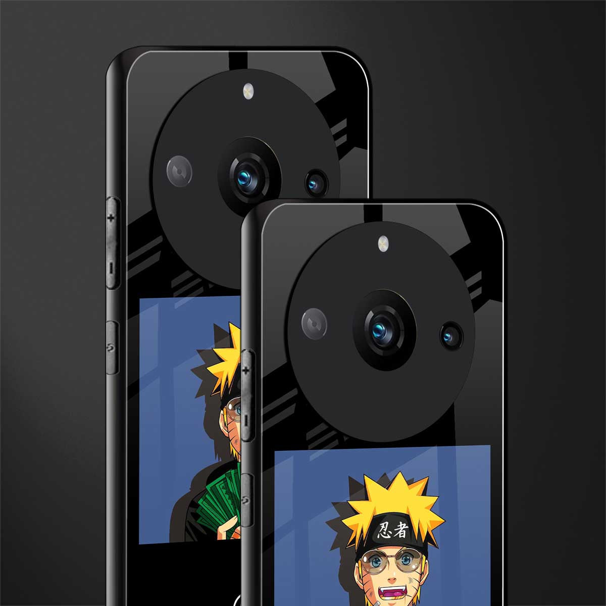 naruto hypebeast back phone cover | glass case for realme 11 pro 5g