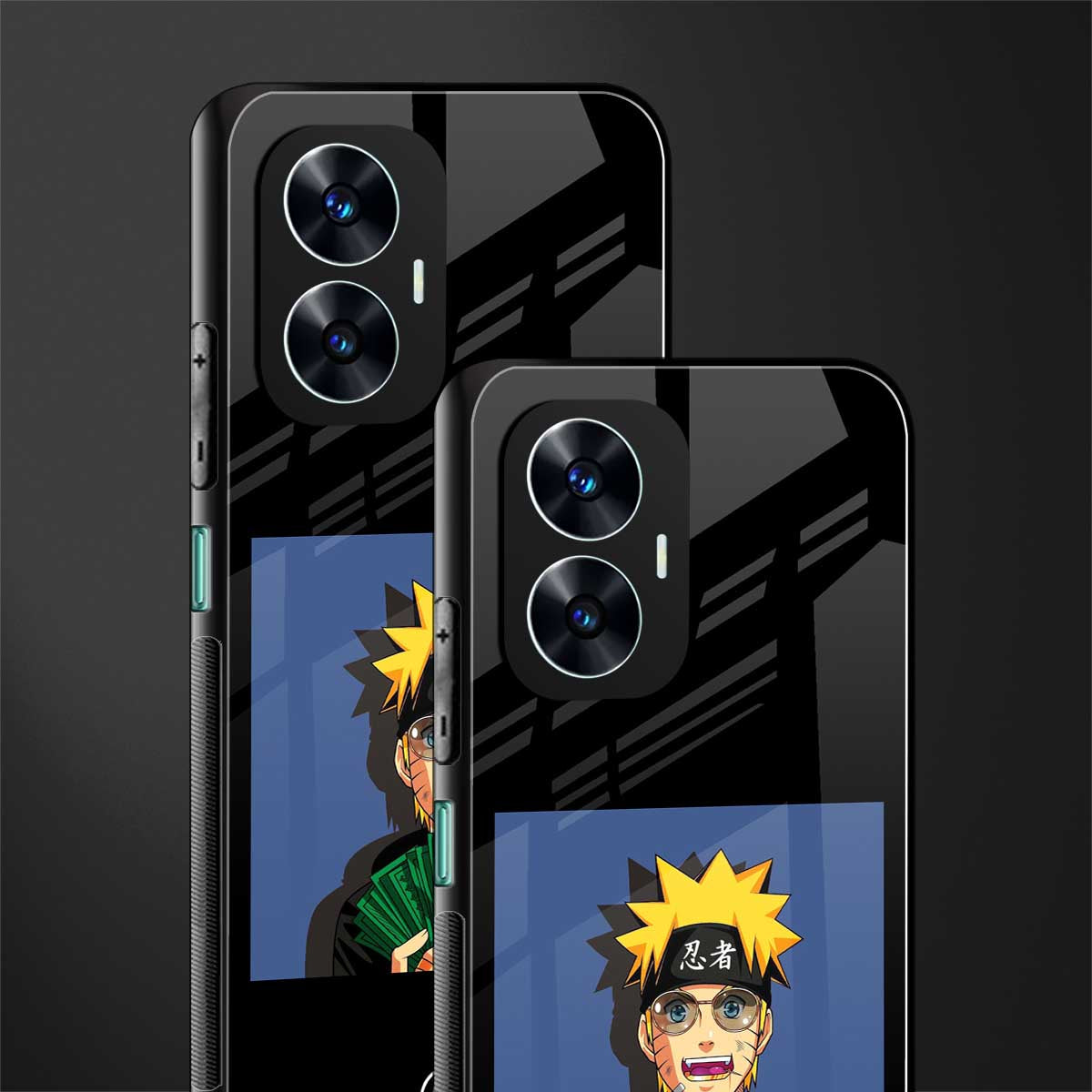 naruto hypebeast back phone cover | glass case for realme c55