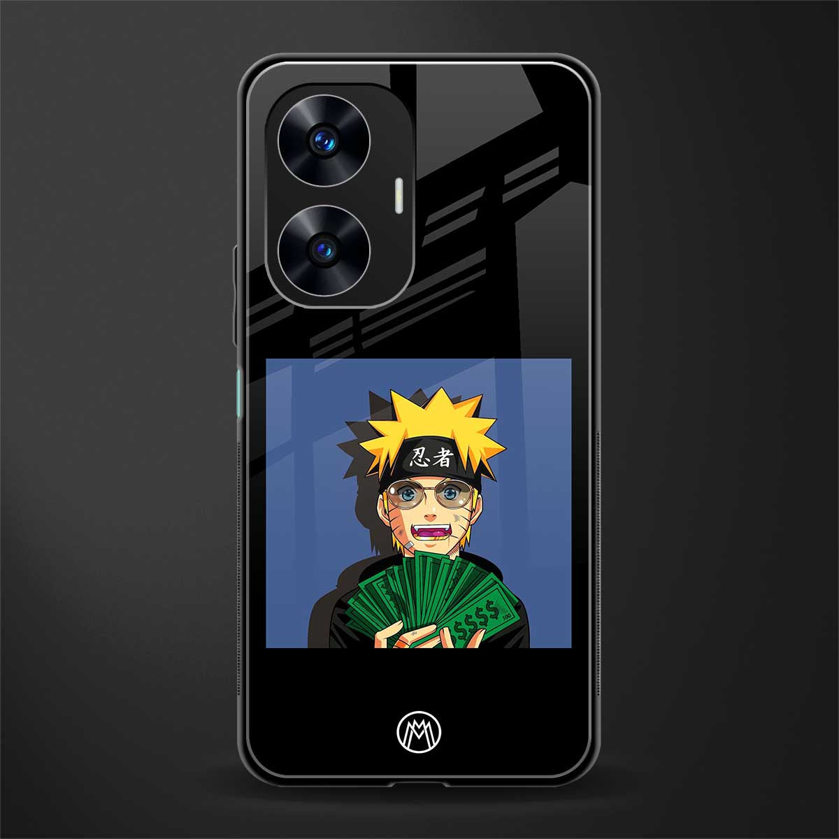 naruto hypebeast back phone cover | glass case for realme c55