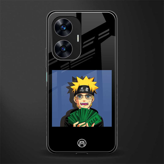 naruto hypebeast back phone cover | glass case for realme c55