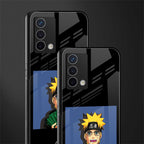 naruto hypebeast back phone cover | glass case for oppo a74 4g