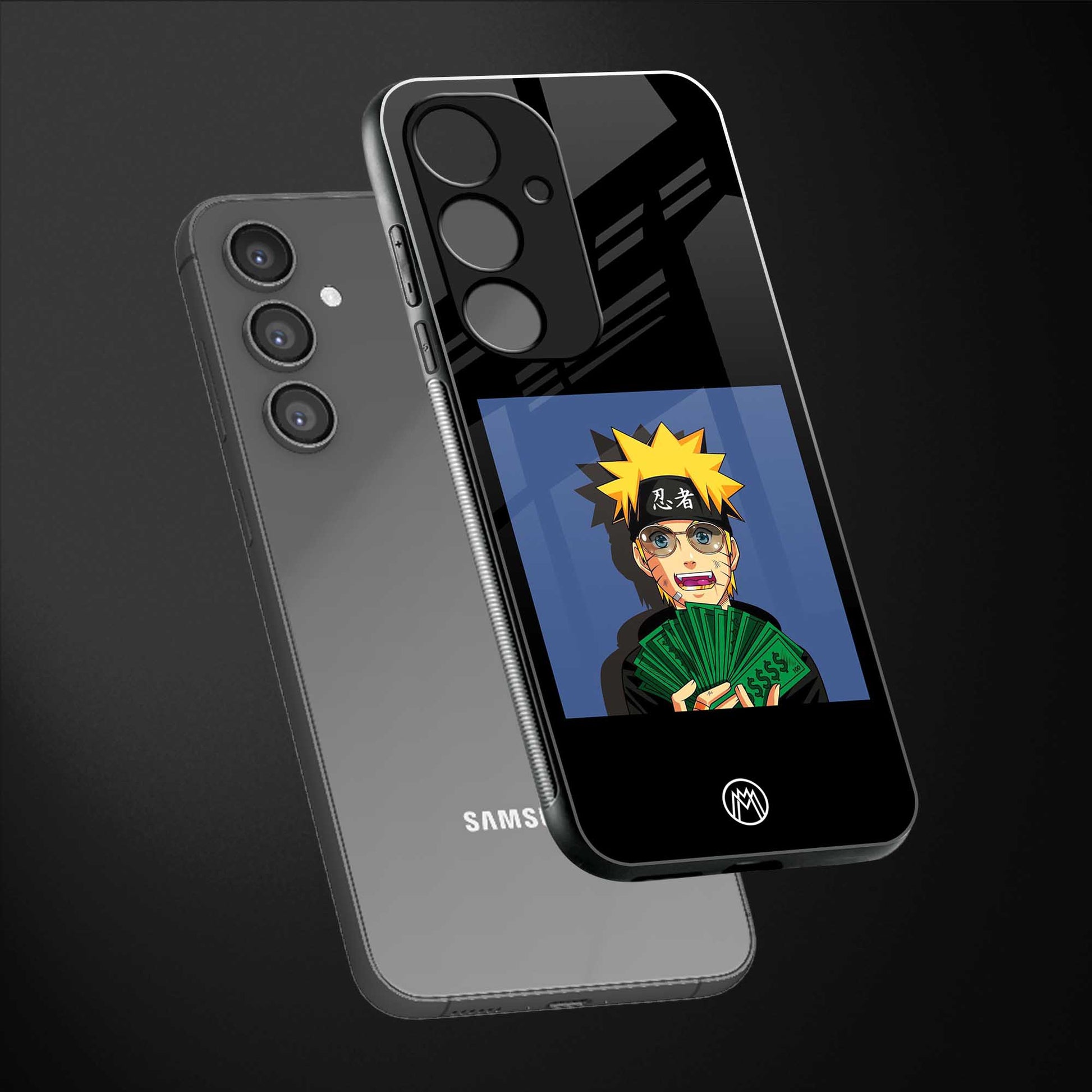 naruto hypebeast back phone cover | glass case for samsung galaxy s23 fe 5g