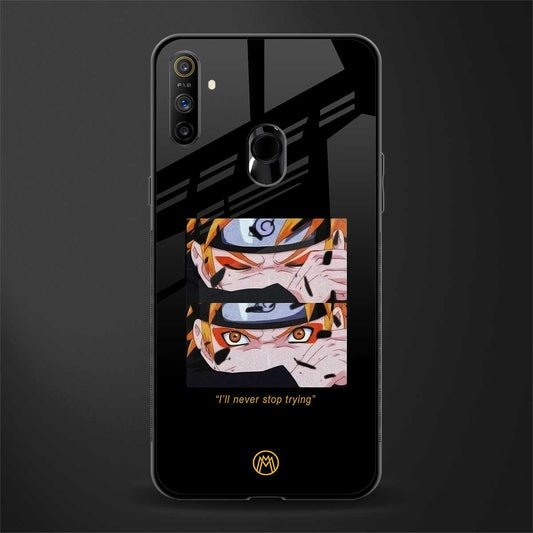 naruto motivation anime glass case for realme narzo 20a image