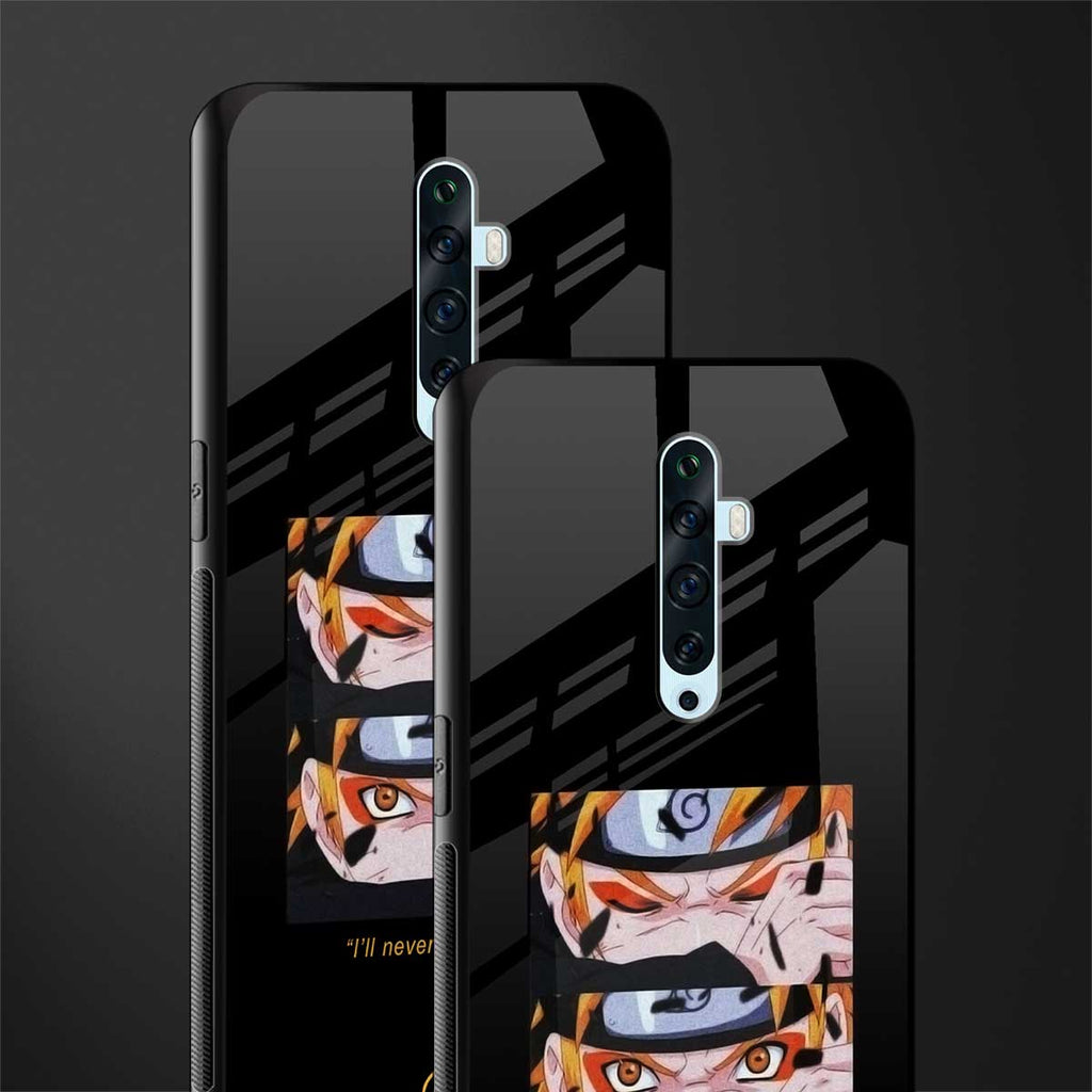 naruto motivation anime glass case for oppo reno 2f image-2