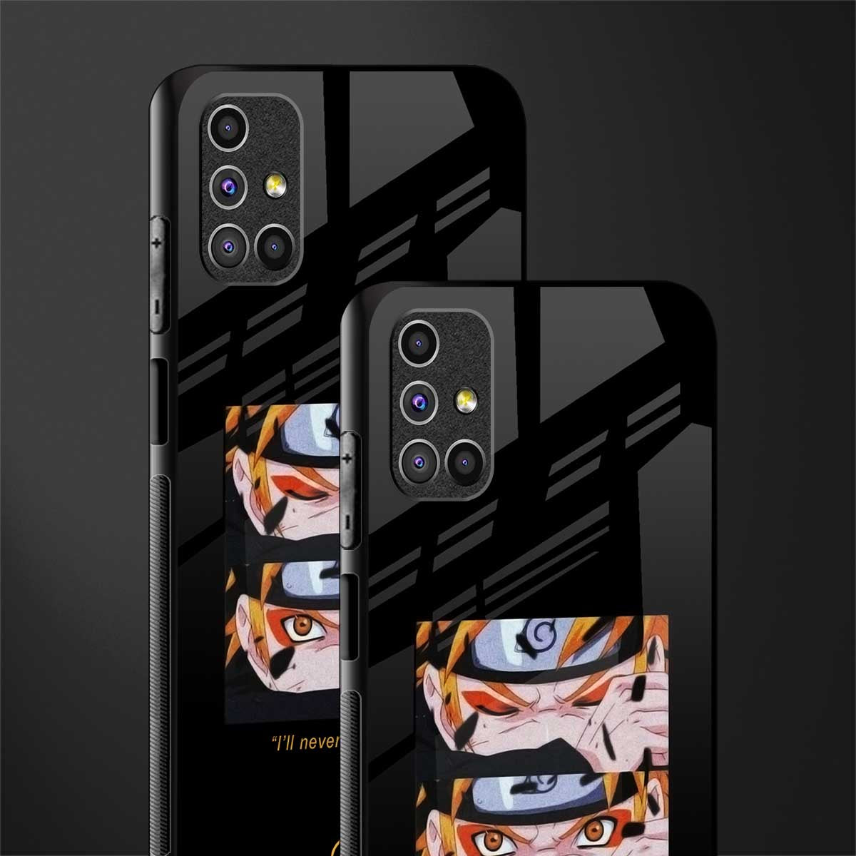 naruto motivation anime glass case for samsung galaxy m31s image-2