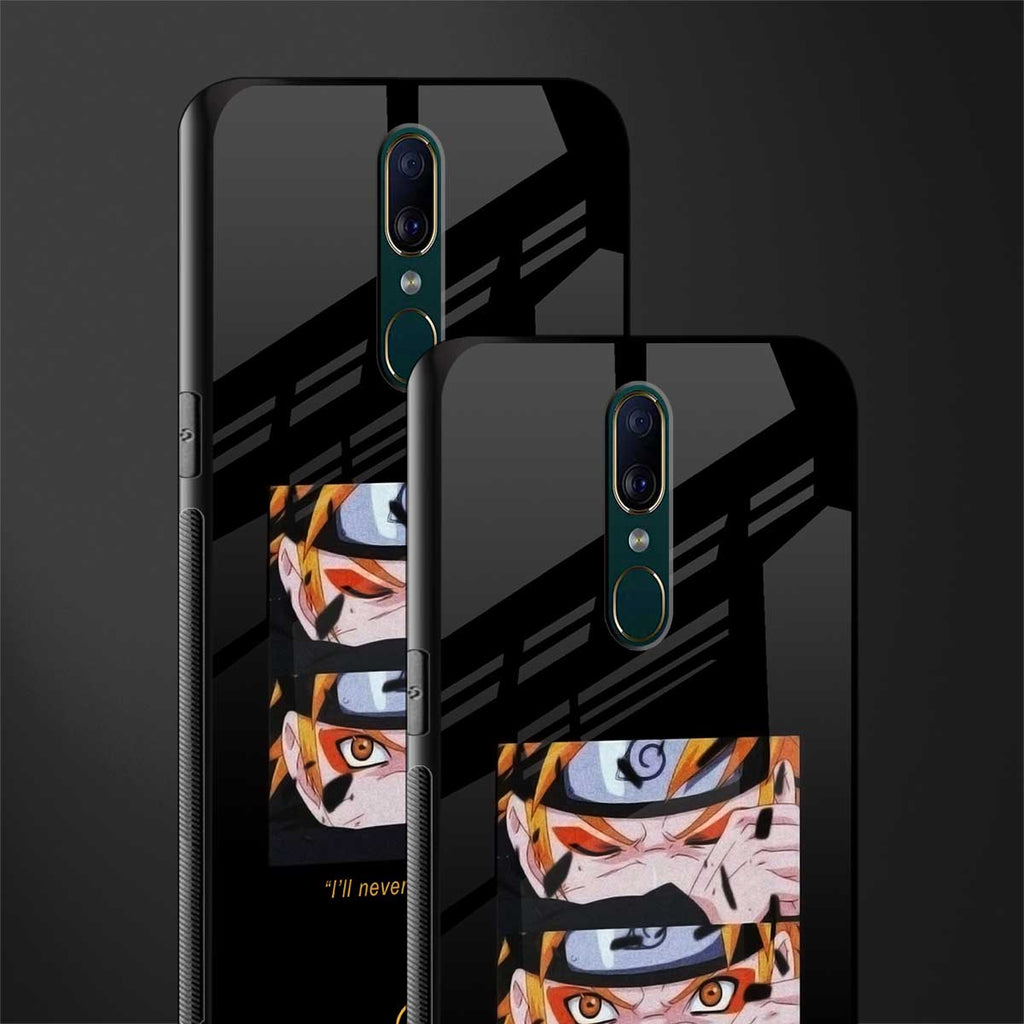 naruto motivation anime glass case for oppo f11 image-2