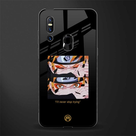 naruto motivation anime glass case for vivo v15 image