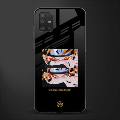 naruto motivation anime glass case for samsung galaxy a51 image