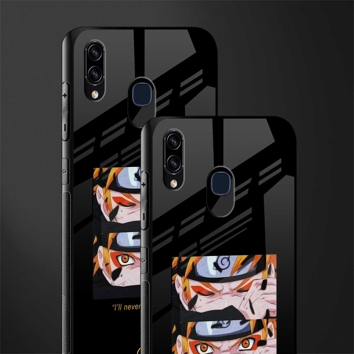 naruto motivation anime glass case for samsung galaxy m10s image-2