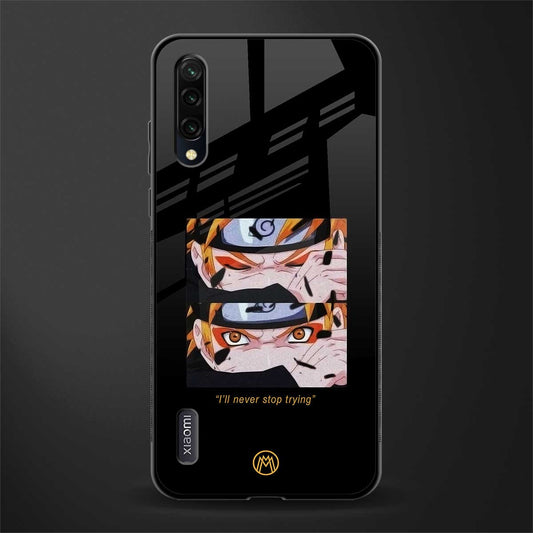 naruto motivation anime glass case for mi a3 redmi a3 image