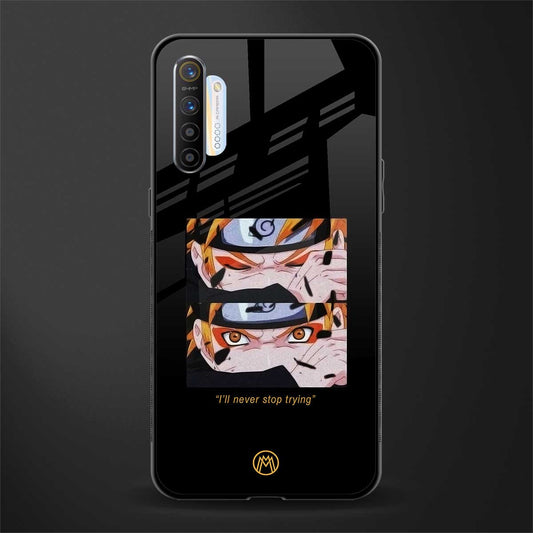 naruto motivation anime glass case for realme x2 image