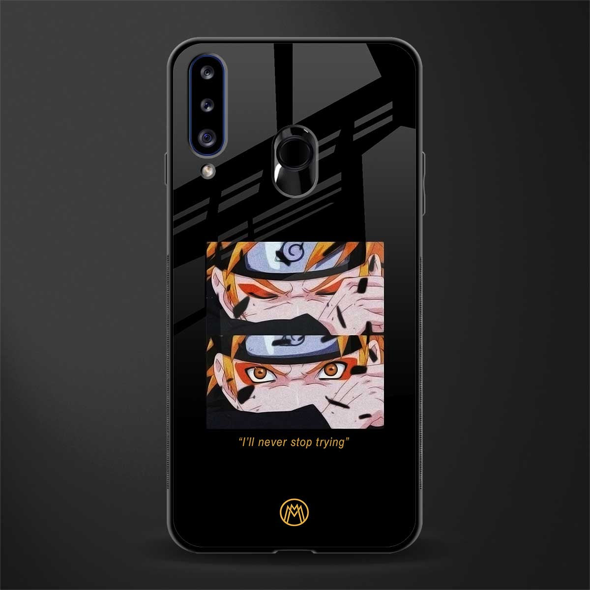 naruto motivation anime glass case for samsung galaxy a20s image