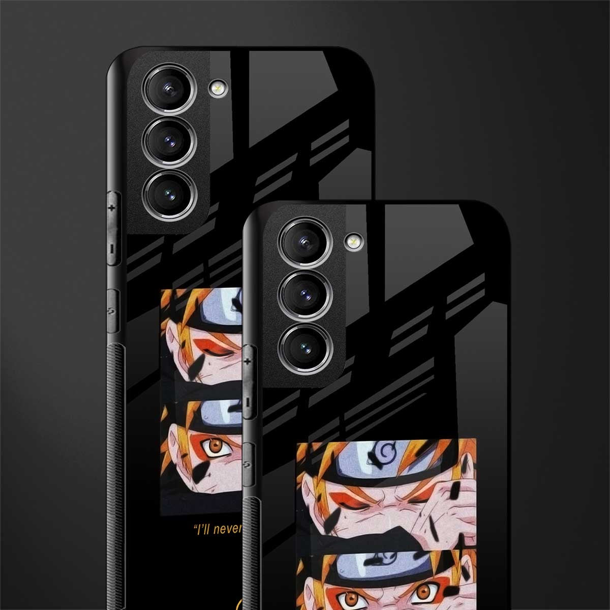 naruto motivation anime glass case for samsung galaxy s21 plus image-2