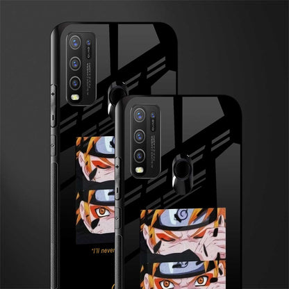naruto motivation anime glass case for vivo y30 image-2