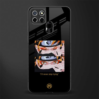 naruto motivation anime glass case for realme narzo 20 image