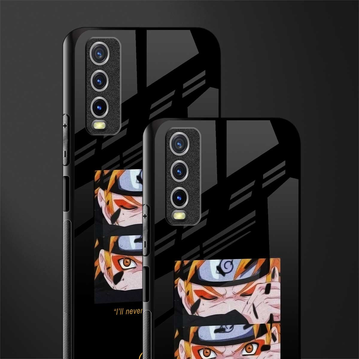 naruto motivation anime glass case for vivo y12g image-2