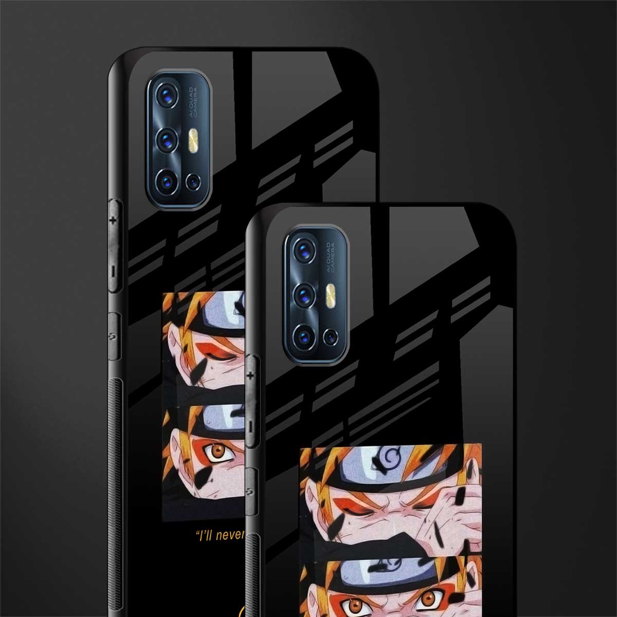 naruto motivation anime glass case for vivo v17 image-2
