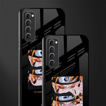 naruto motivation anime glass case for oppo reno 4 pro image-2