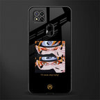 naruto motivation anime glass case for redmi 9 image