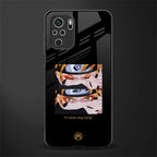naruto motivation anime glass case for redmi note 10s image