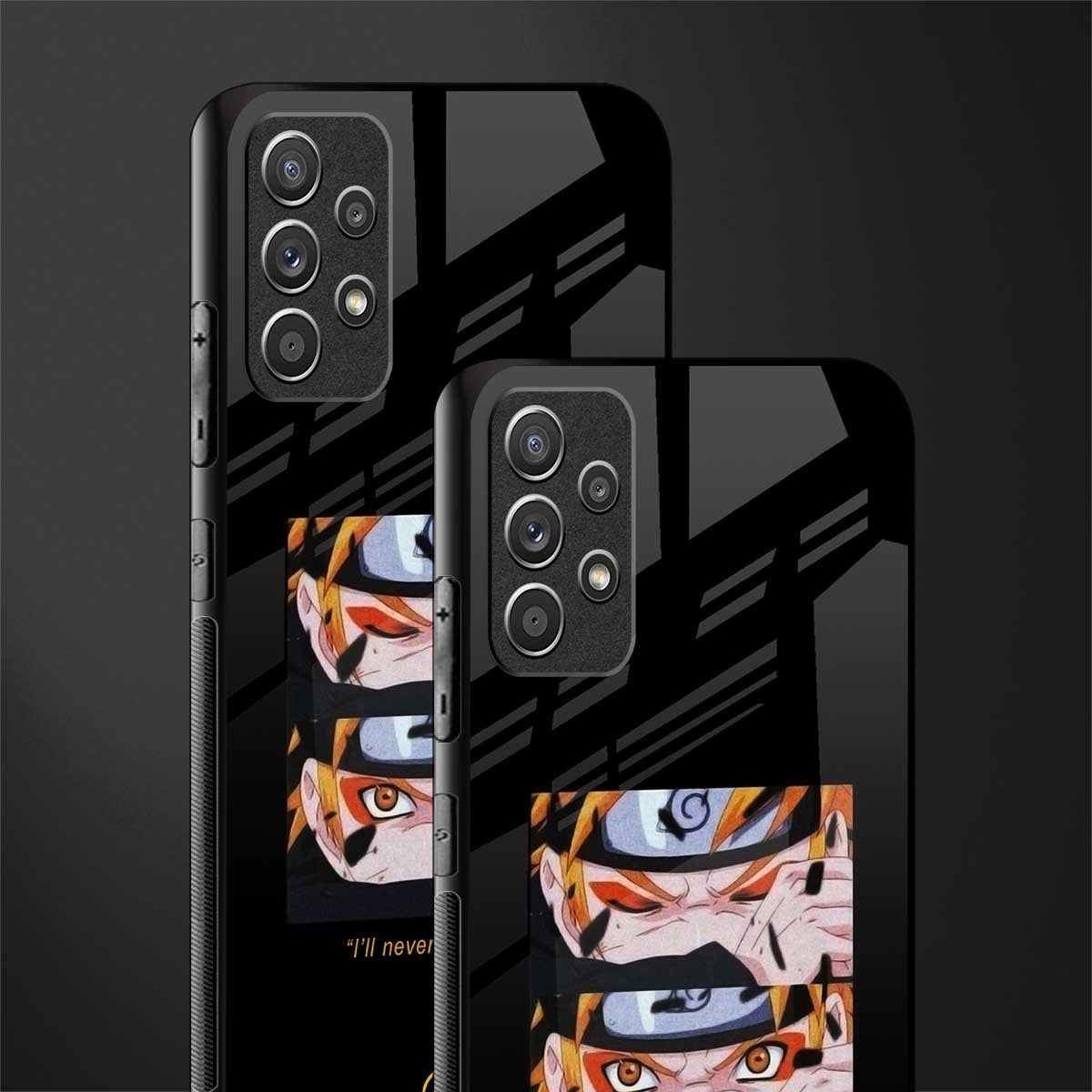 naruto motivation anime glass case for samsung galaxy a72 image-2