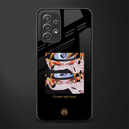 naruto motivation anime glass case for samsung galaxy a52 image