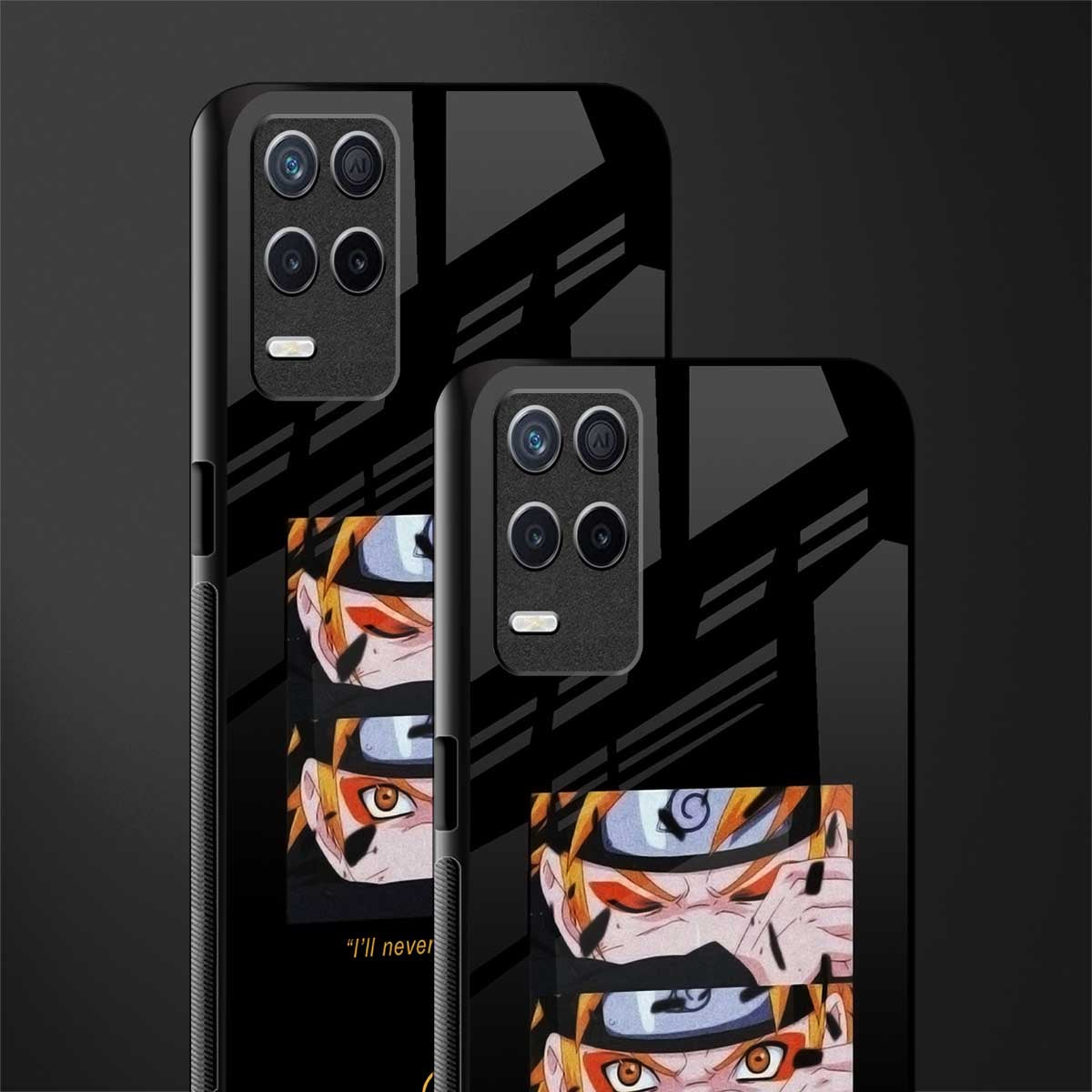 naruto motivation anime glass case for realme 8 5g image-2