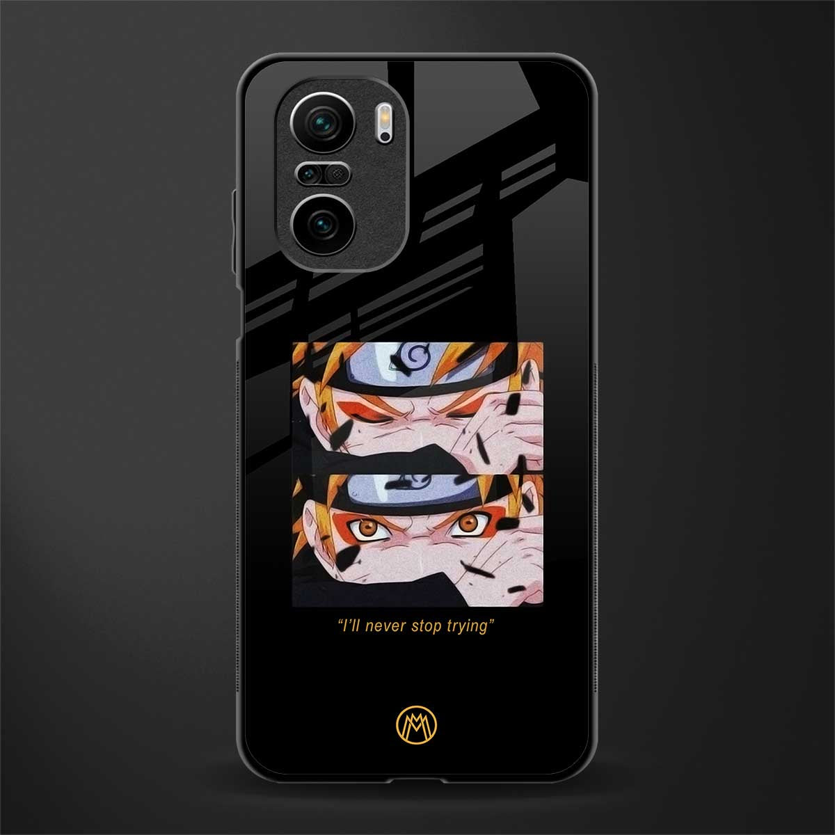 naruto motivation anime glass case for mi 11x 5g image