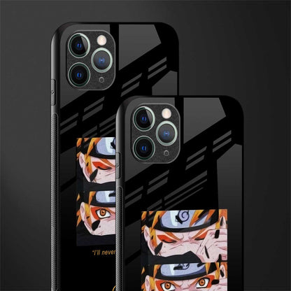 naruto motivation anime glass case for iphone 11 pro image-2