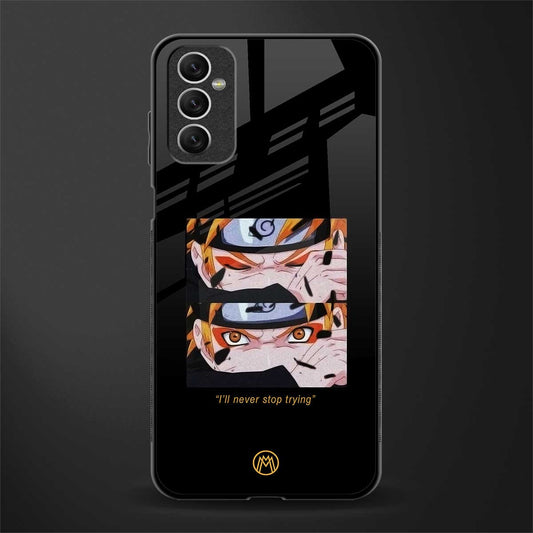 naruto motivation anime glass case for samsung galaxy m52 5g image