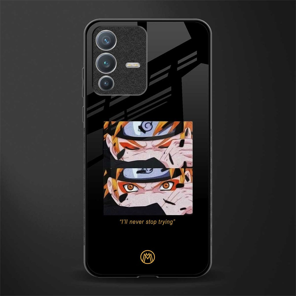 naruto motivation anime glass case for vivo v23 pro 5g image