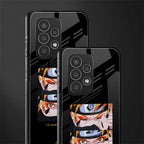 naruto motivation anime back phone cover | glass case for samsung galaxy a53 5g