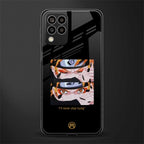 naruto motivation anime back phone cover | glass case for samsung galaxy m33 5g